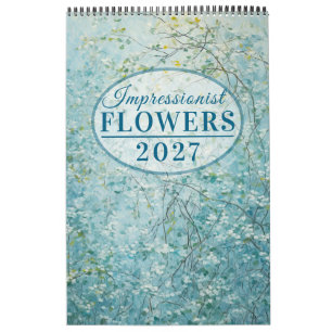 Impressionistische Blumen 2026 Kalender