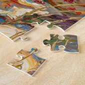 Impressionistische Dame am Strand Ölmalerei – Somm Puzzle (Seite)