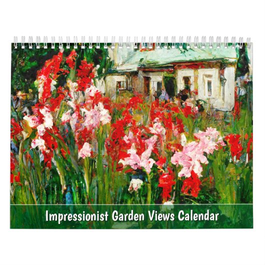 Impressionistische Gartenansichten – Kalender (Titelbild)