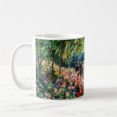 Impressionistische Gartenkunst Tasse Rosengarten W (Links)