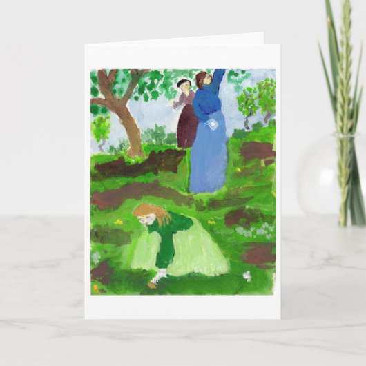 Impressionistische Hassenkarte Karte (Vorderseite)