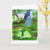 Impressionistische Hassenkarte Karte (Gelbe Blume)