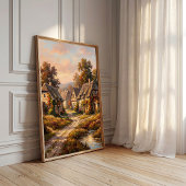 Impressionistische Herbst-Leinwand-Wandkunst Poster