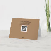 Impressionistische Iris Blume Gouache Art Note Car Karte (Rückseite)