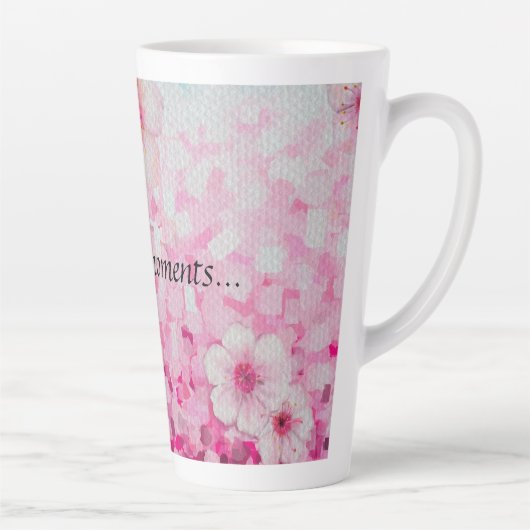 Impressionistische Kirschblüten Milchtasse (Rechts)