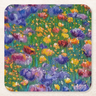 Impressionistische Kunst, Bereich der Blume Rechteckiger Pappuntersetzer