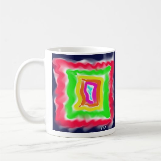 Impressionistische Kunst Kaffeetasse (Links)