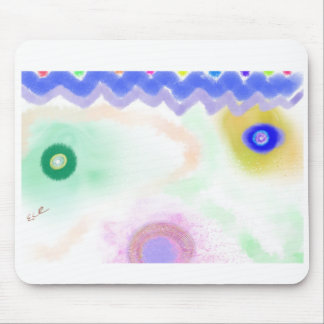 Impressionistische Kunst-Mauspad mit Pastellgalaxi Mousepad