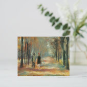 Impressionistische Kunst von Ury Ehepaar, das im W Postkarte (Stehend Vorderseite)