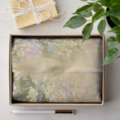 Impressionistische Küstenblumen Decoupage Seidenpapier (Geschenk)