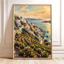 Impressionistische Landschaft auf Leinwand