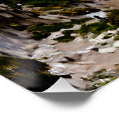 Impressionistische Landschaft mit Küste Poster (Ecke)