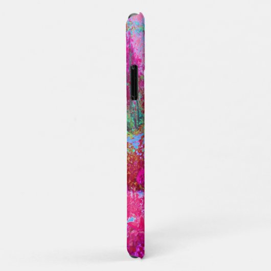 Impressionistische Landschaft Rot und Rosa Garten Case-Mate iPhone Hülle (Hinten/Rechts)