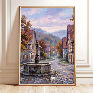 Impressionistische Landschaft Wandbild Leinwand Mo Poster