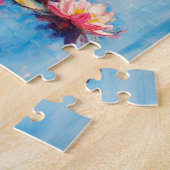 Impressionistische Malerei der Schwarzen Katze im  Puzzle (Seite)