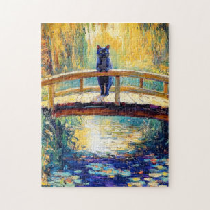 Impressionistische Ölgemälde aus Schwarzkatzteich Puzzle