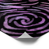 Impressionistische Rose Poster (Ecke)