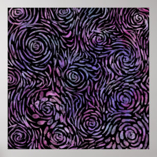 Impressionistische Rose Poster