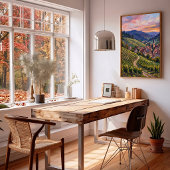 Impressionistische Schwarzwald-Leinwandkunst im So Poster