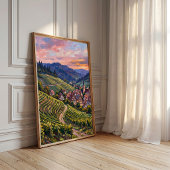 Impressionistische Schwarzwald-Leinwandkunst im So Poster