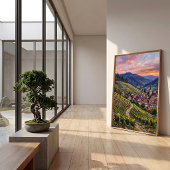 Impressionistische Schwarzwald-Leinwandkunst im So Poster