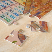 Impressionistische Stadtszene in Glückstadt mit Ge Puzzle (Seite)
