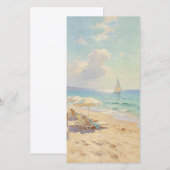 Impressionistische Strandkunst Sunny Beach (Vorne/Hinten)
