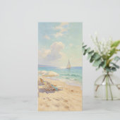 Impressionistische Strandkunst Sunny Beach (Stehend Vorderseite)