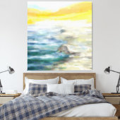 Impressionistische Strandlandschaft Leinwanddruck (Insitu (Schlafzimmer))