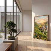 Impressionistische Wandkunst aus Normandie als Lei Poster
