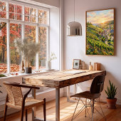 Impressionistische Wandkunst aus Normandie als Lei Poster