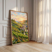 Impressionistische Wandkunst aus Normandie als Lei Poster