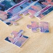Impressionistische Wasserfallmalerei Puzzle (Seite)
