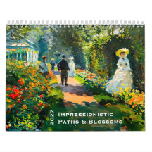Impressionistische Wege und Blüten