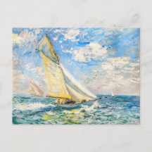 Impressionistische windige Seeszene