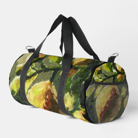Impressionistische Zitronen Zitrusfrüchte gelb Duffle Bag (Rechte Ecke)