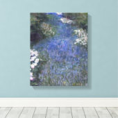Impressionistischer Blauwaldweg Leinwanddruck (Insitu (Holzboden))
