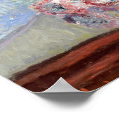 impressionistischer farbenfroher Stillleben-Blumen Poster (Ecke)