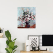 impressionistischer farbenfroher Stillleben-Blumen Poster (Heimbüro)