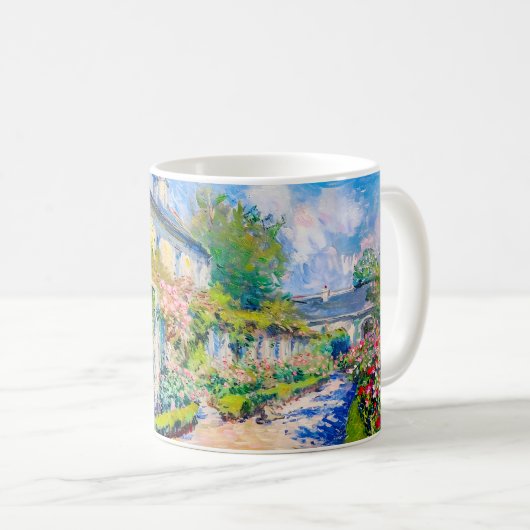 Impressionistischer Garten Art Mug Sonnig Garten H Kaffeetasse (VorderseiteRechts)