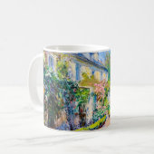 Impressionistischer Garten Art Mug Sonnig Garten H Kaffeetasse (Vorderseite Links)