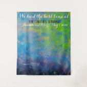 Impressionistischer Hintergrund für Hochzeitsgast- Wandteppich (Vorderseite)