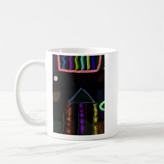 Impressionistischer Kunstbecher Kaffeetasse (Links)