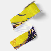 Impressionistischer Marmor Satinband (Rückseite)