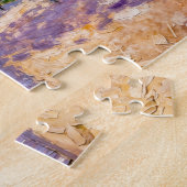 Impressionistischer Paris-Ufer-Blick Postkartensch Puzzle (Seite)