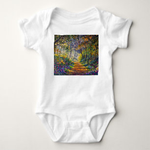 Impressionistischer Pfad: Sonnenwald Baby Strampler