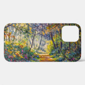 Impressionistischer Pfad: Sonnenwald Case-Mate iPhone Hülle (Rückseite (Horizontal))