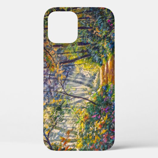 Impressionistischer Pfad: Sonnenwald Case-Mate iPhone Hülle (Rückseite)