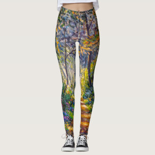 Impressionistischer Pfad: Sonnenwald Leggings