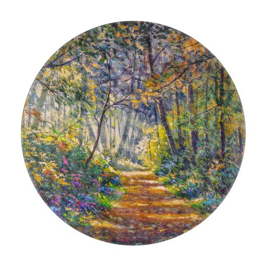 Impressionistischer Pfad: Sonnenwald Schneidebrett (Vorderseite)